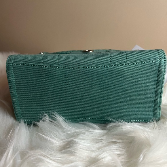 Coach New York Teal Tote Bag - Picture 4 of 5